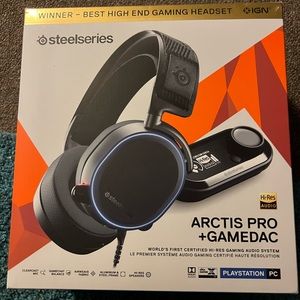 Steel series arctis pro +gamedac headset